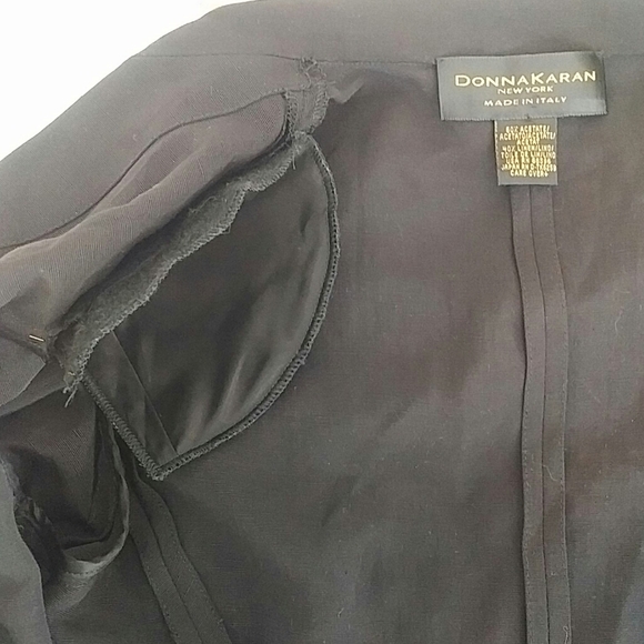 DONNA KARAN - Italian linen blend jacket - Picture 6 of 6